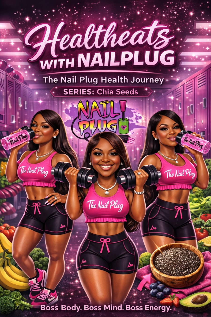 The Nail Plug HealthEats Series 1 Chia Seeds