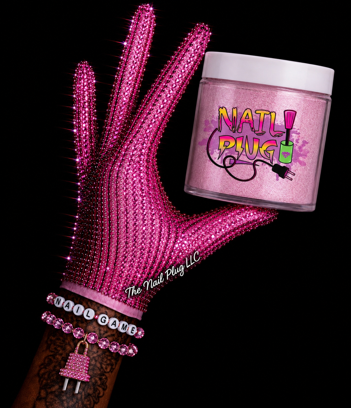 Pluggie Pink Powder Sample Size